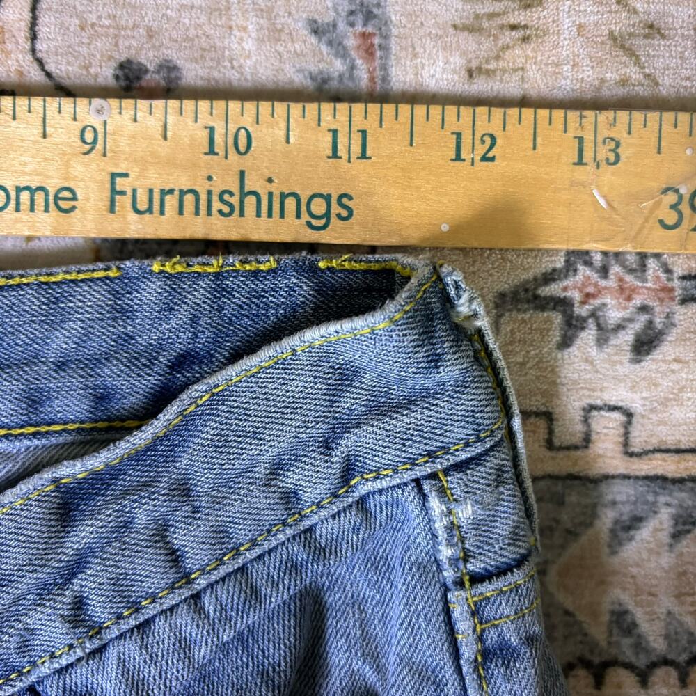 Vintage early 2000s Anoname low rise flare light wash Jeans Y2K size 24 Bootcut - Picture 11 of 14